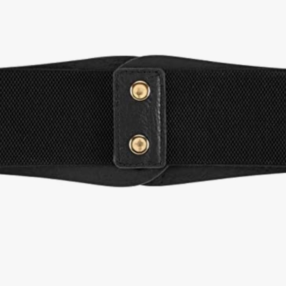 Wide Waist Belts for Women Vintage Stretchy Cinch Belts Fashion Studded Rivet El main image 7